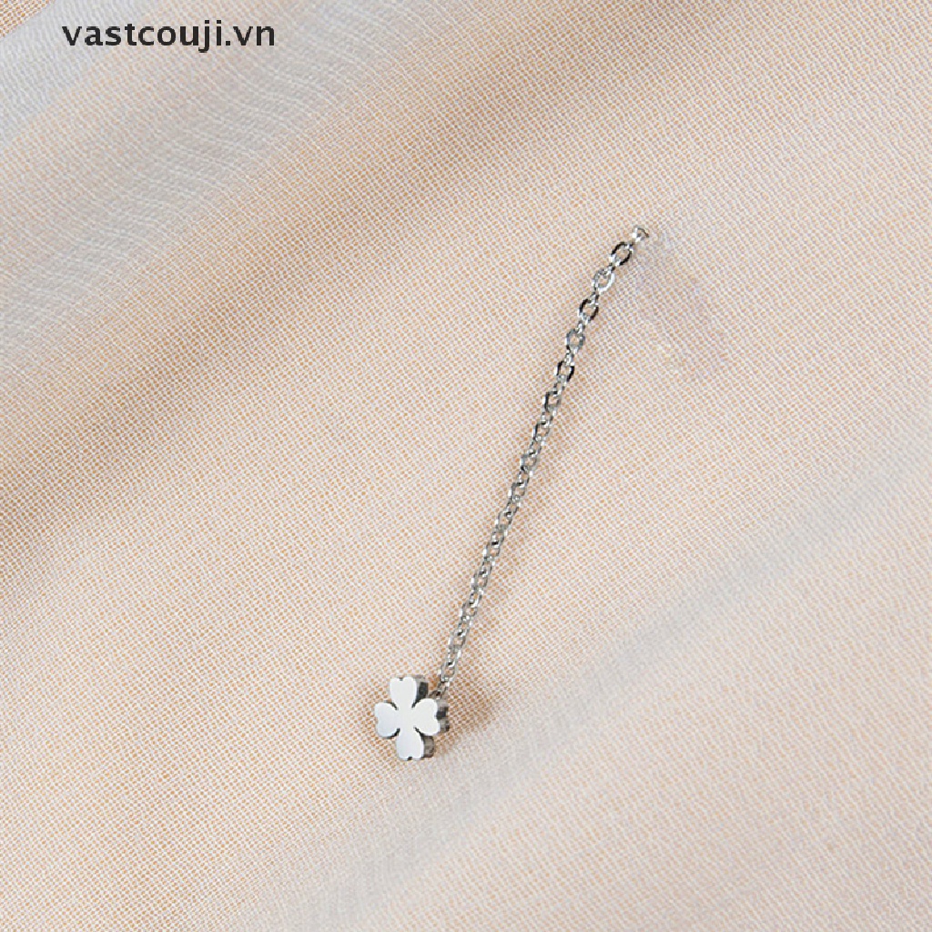 Khuyên Tai Chuỗi Dài Tua Rua Phong Cách Đơn Giản Cho Nữ