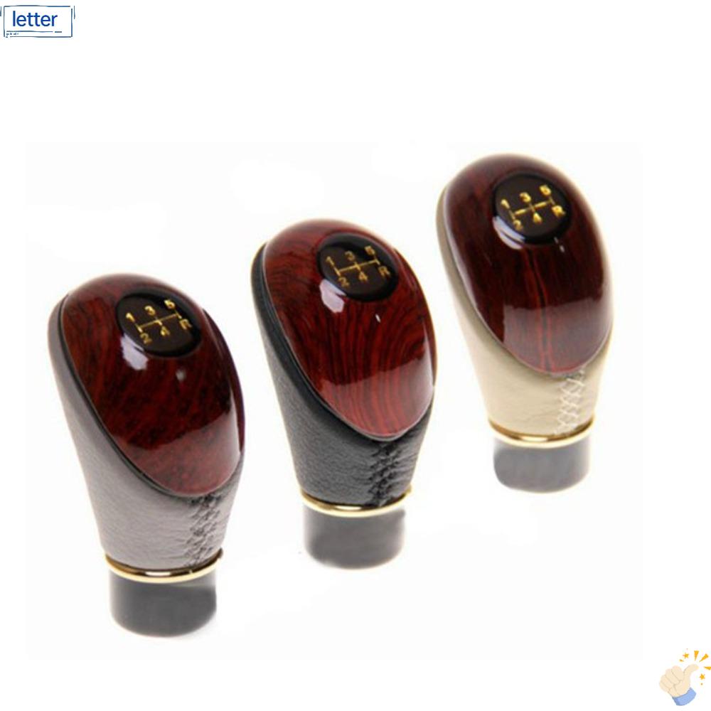 Tay Nắm Cần Số Xe Hơi Bọc Da PU 5 Tốc Độ Chất Lượng Cao