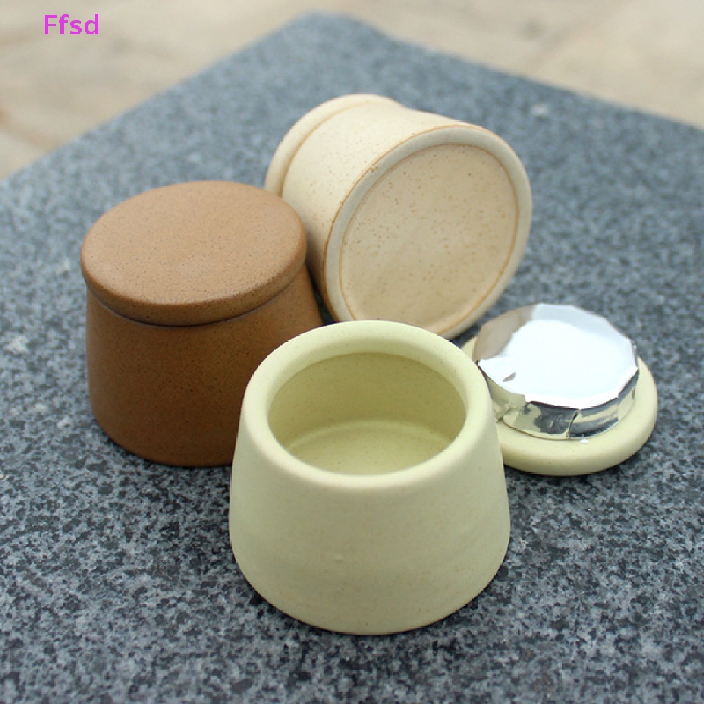 {Ffsd} Cốc Rửa Móng Nghệ Thuật Bằng Sứ Dày Có Nắp Đậy Pha Lê