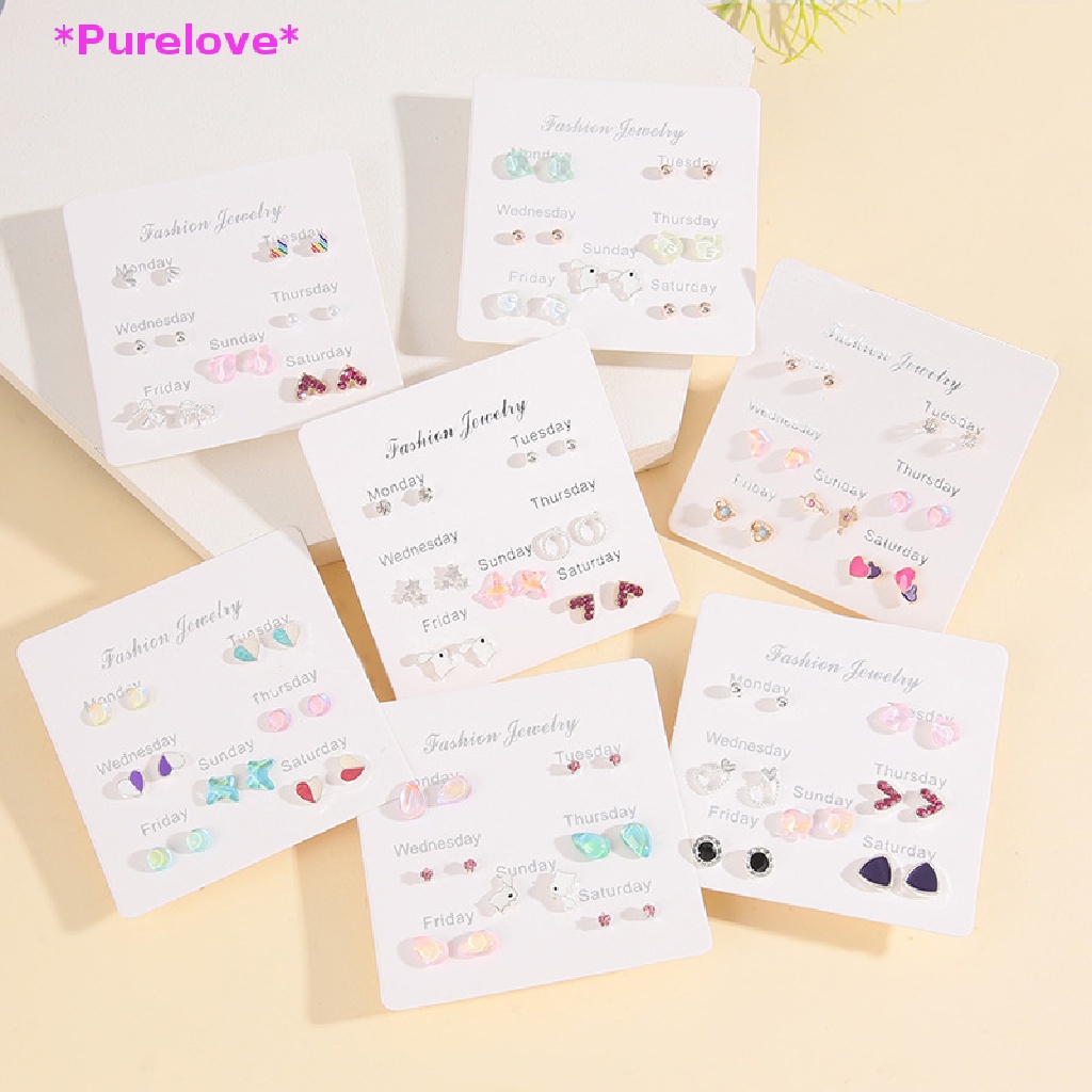 Đôi Bông Tai Hình Học Nhỏ Nhắn Thời Trang Hàn Quốc Dành Cho Nữ Mới