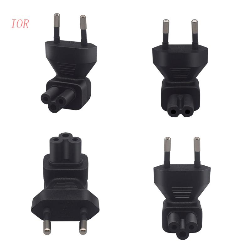 Bộ Chuyển Đổi Nguồn Điện Chuẩn EU Sang C5 Bằng ABS Phù Hợp Cho Laptop Máy Tính