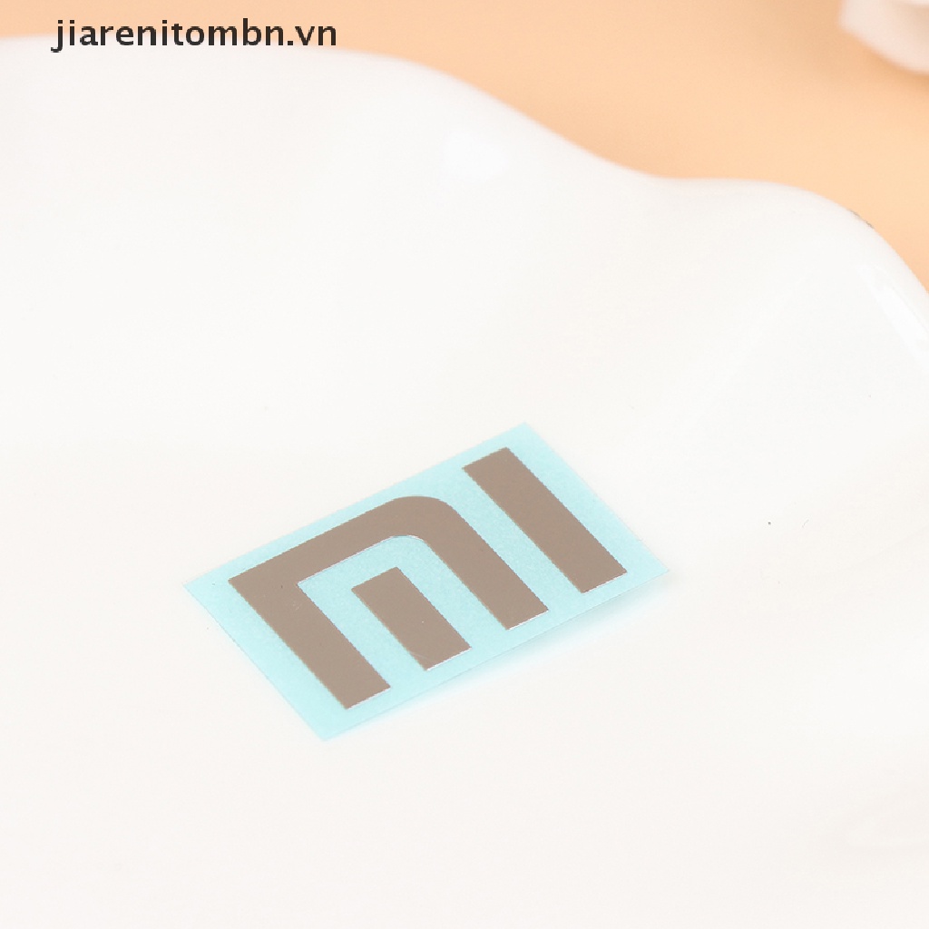 Miếng Dán Logo Bằng Kim Loại Màu Bạc In Logo jiarenitombn Cho Laptop Xiaomi MI Laptop Điện Thoại Di Động TV vn