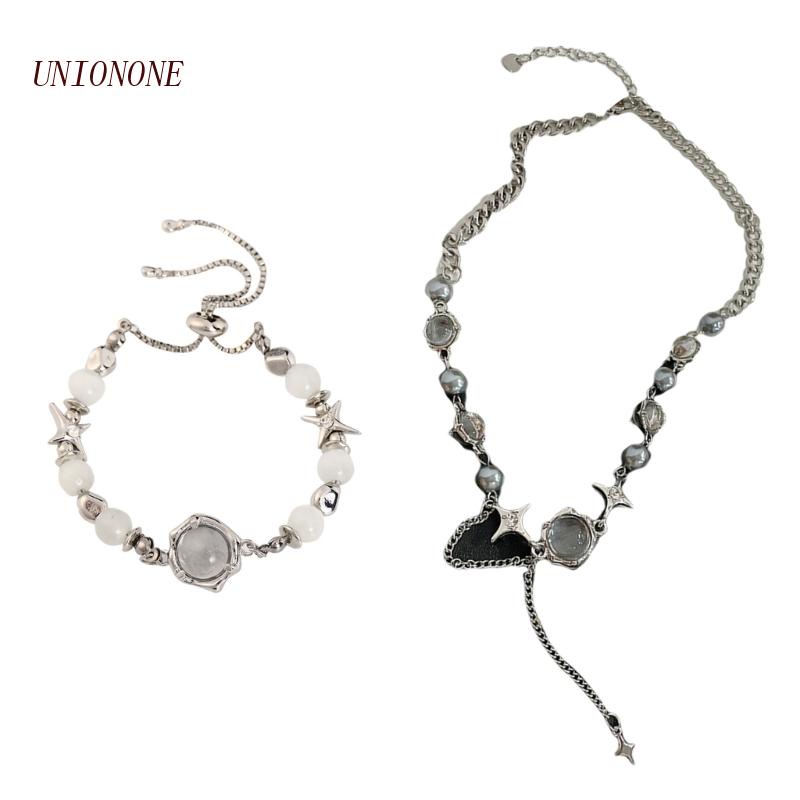 Dây Chuyền / Vòng Đeo Tay Mặt Ngôi Sao Đính Đá Pha Lê Một Mảnh Phong Cách ​Vòng Cổ Choker Thời Trang Cho Nữ