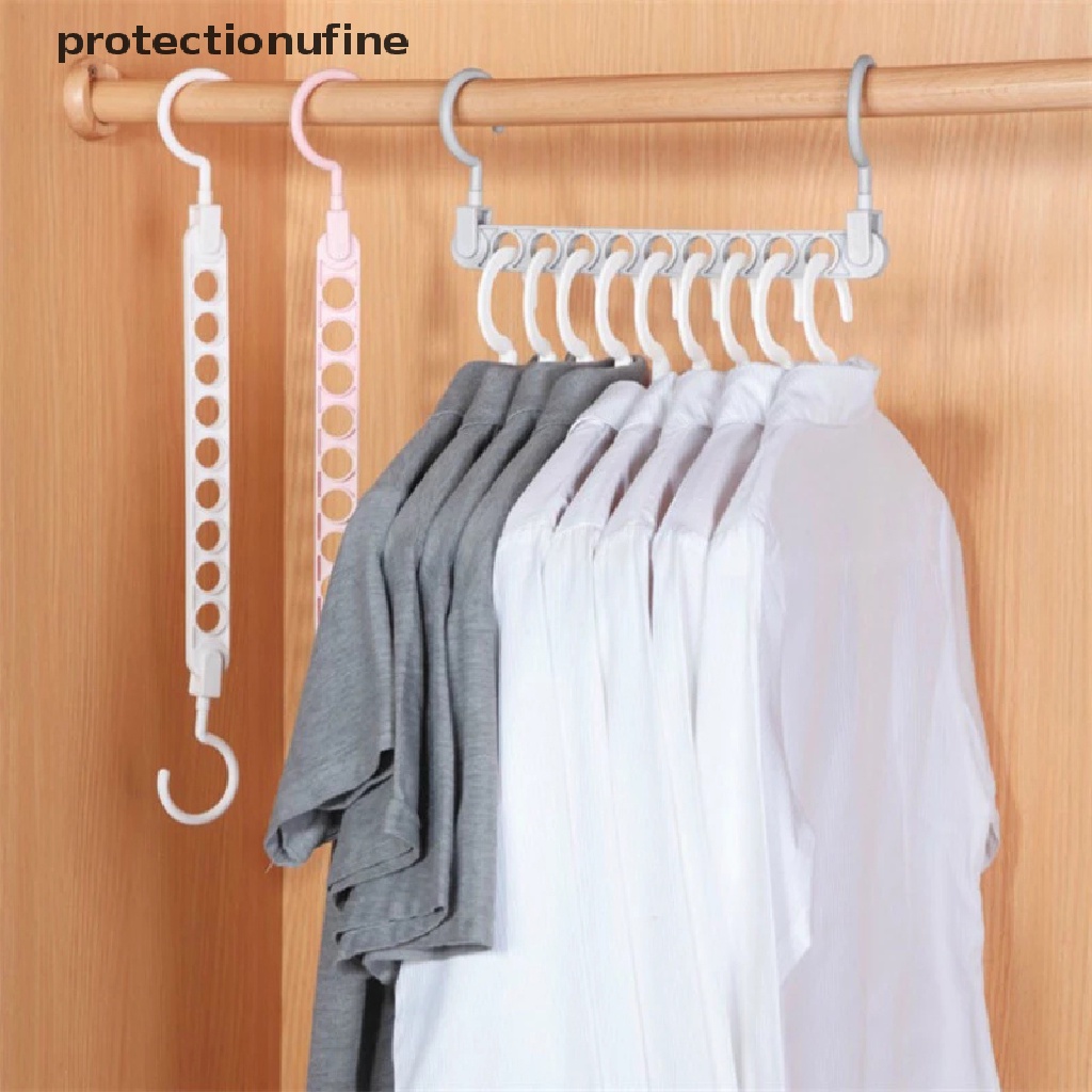 Móc Treo Quần Áo 9 Lỗ Gấp Gọn Đa Năng PR3VN