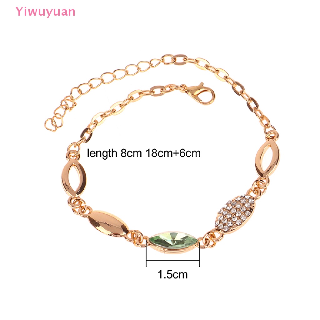 Bộ Trang Sức Màu Vàng / Bạc Đính Pha Lê Sang Trọng Dành Cho Nữ