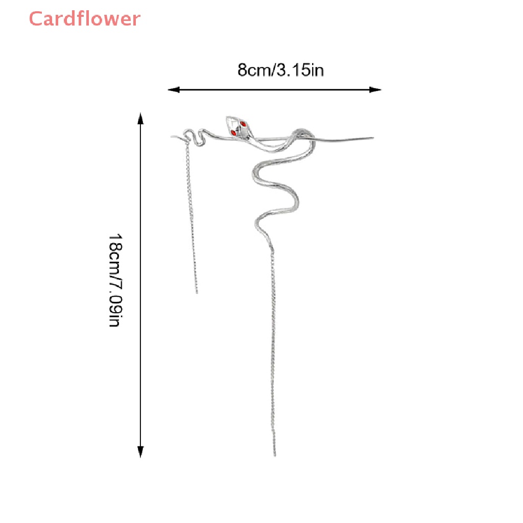 Kẹp Tóc Dây Xích Hình Rắn Phong Cách Trung Hoa Cổ Điển Mới