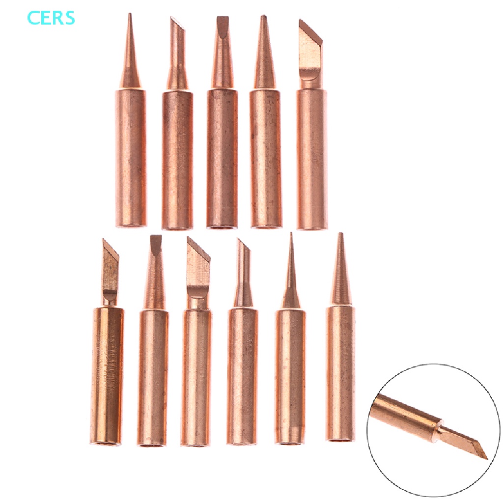 Set 5 / 6 Đầu Hàn 900M-T Bằng Đồng Nguyên Chất Không Chì Rs RS Rss Chất Lượng Cao