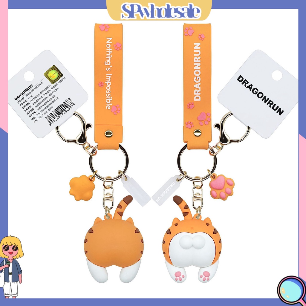 <SPwholesale> Móc Khóa Hình Mông Mèo Hoạt Hình Đáng Yêu