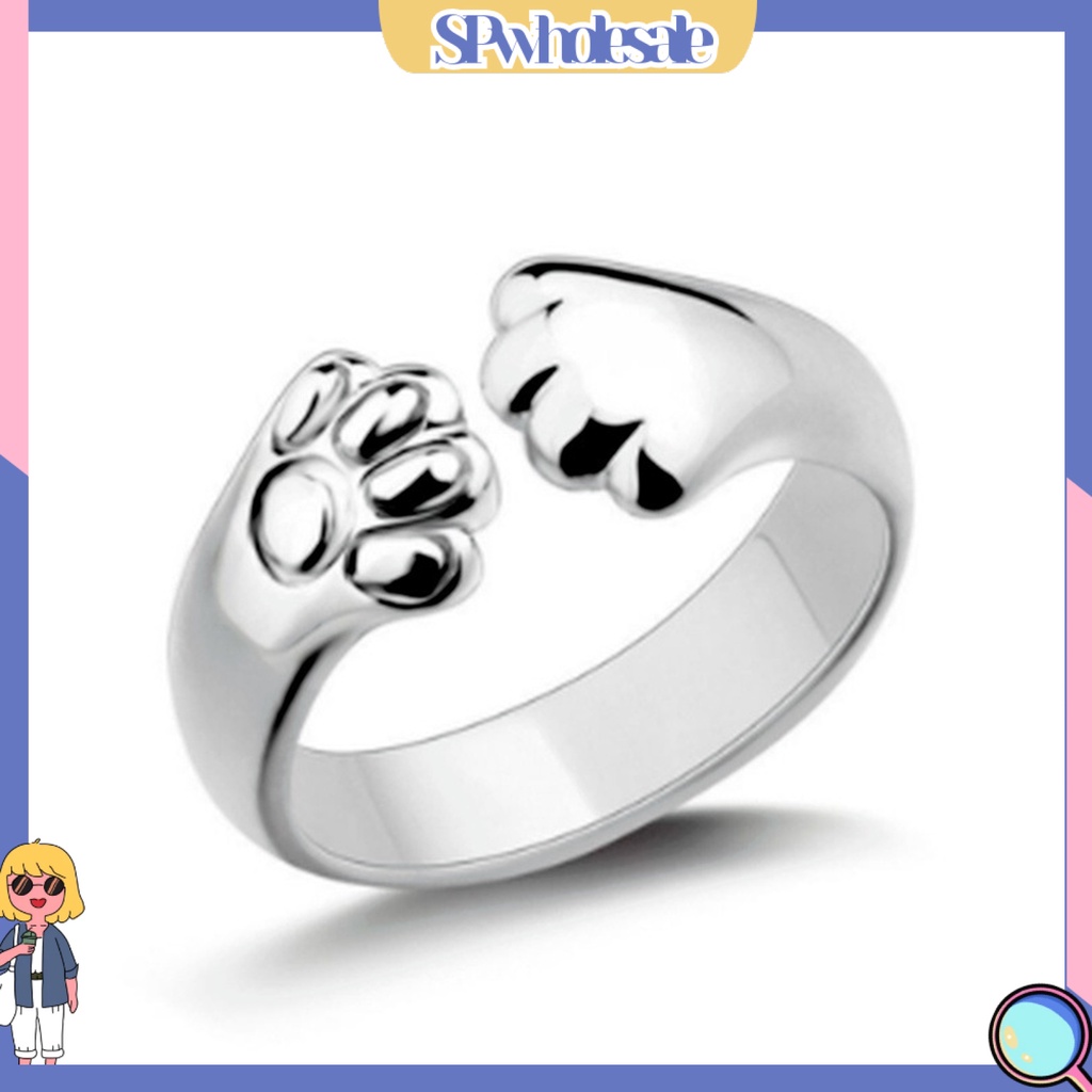 <SPwholesale> Nhẫn Hở Trang Sức Sáng Có Thể Điều Chỉnh Được Sử Dụng Hàng Ngày