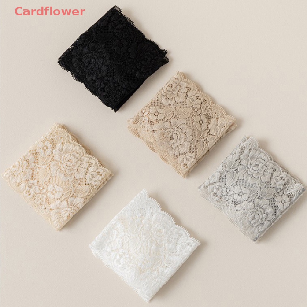 < Cardflower > Vớ Lưới Ren Cổ Thấp Mỏng Co Giãn Màu Trơn Đơn Giản Mùa Hè Mới Dành Cho Bạn Nữ