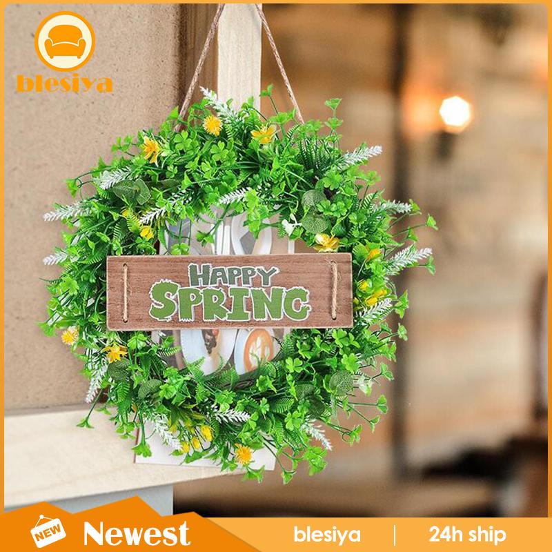 [Blesiya] Vòng Hoa Treo Cửa Trước Trang Trí Lễ Hội Phục Sinh