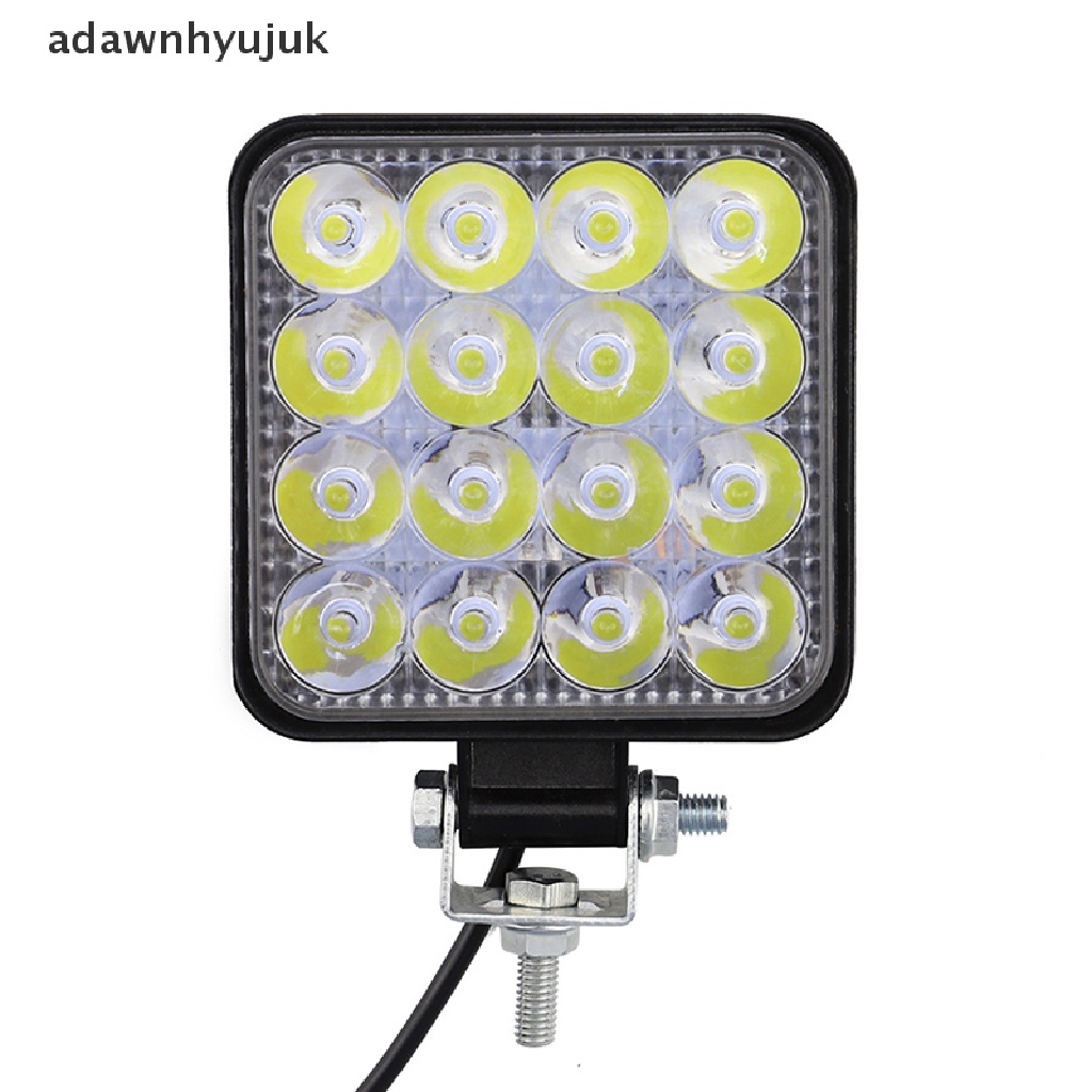 Đèn LED Trợ Sáng Hình Vuông 48W 12V 24V Dành Cho Ô Tô / Xe Tải Vn VN