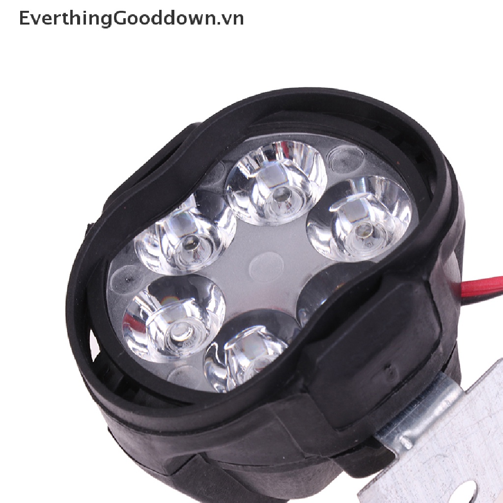 Đèn Pha 6 Bóng LED Ánh Sáng Trắng Độ Sáng Cao Chuyên Dụng Cho Xe Mô Tô