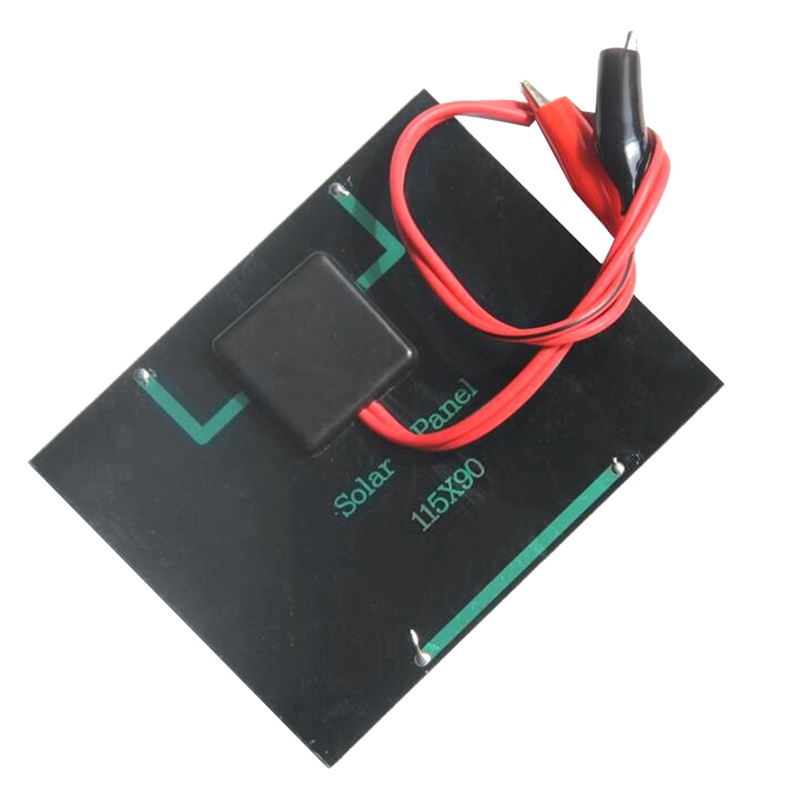 1 Tấm Pin Năng Lượng Mặt Trời 12v 1.5w Có Kẹp