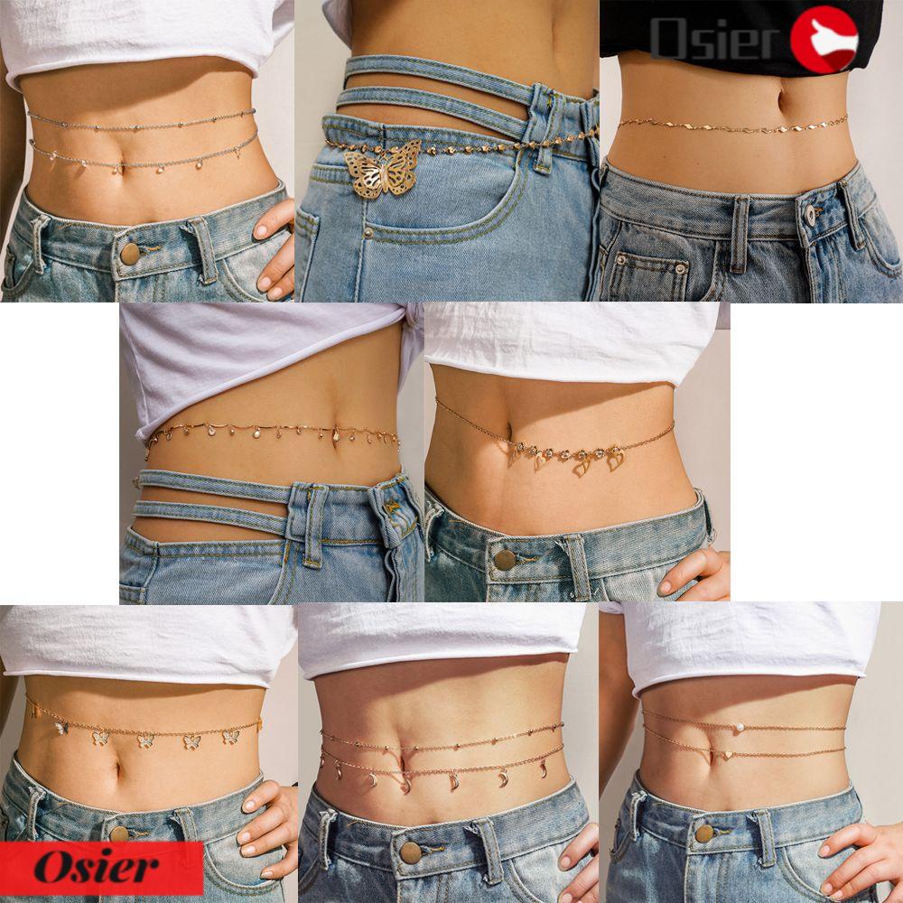 Osier1 Dây Đeo Cơ Thể Dạng Chuỗi Thời Trang Đi Biển Mùa Hè