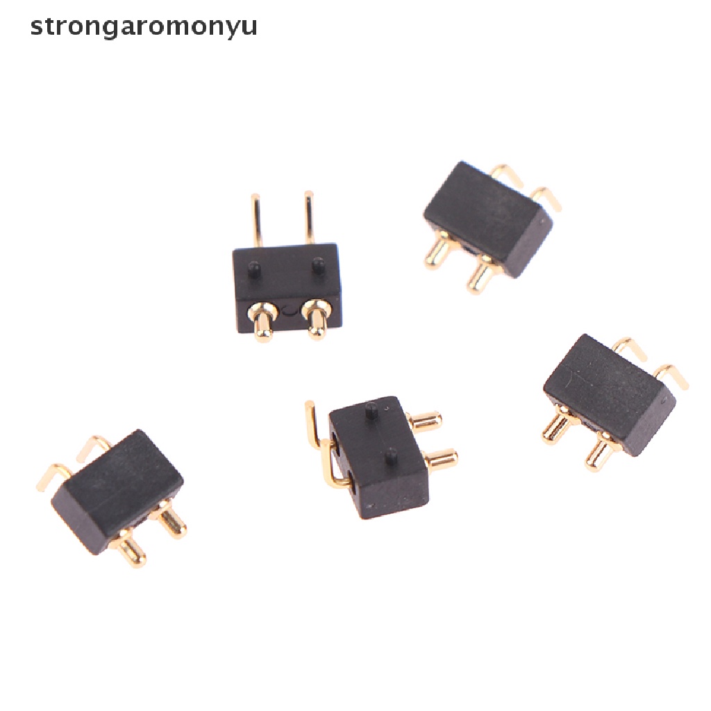 Bộ 5 Đầu Nối Pogo Pin 2 Cực 2.5 Lỗ Chất Lượng Cao