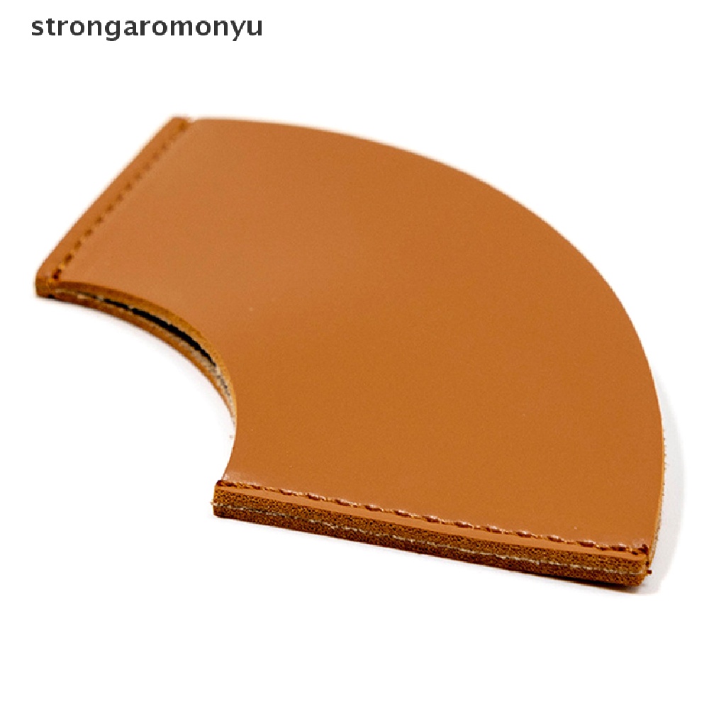 Thẻ Đánh Dấu Trang Sách Bằng Da Hình Quạt Mini Cổ Điển Dùng Làm Quà Tặng Cho Học Sinh