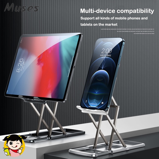Giá Đỡ Điện Thoại Bằng Hợp Kim Nhôm Và Silicon Chống Trượt HZ12