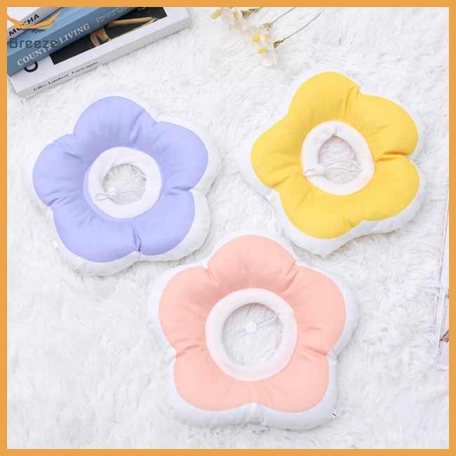 Vòng Đeo Cổ Mềm Mại Chống Cắn Chống Thú Cưng Hình Bông Hoa Dễ Thương