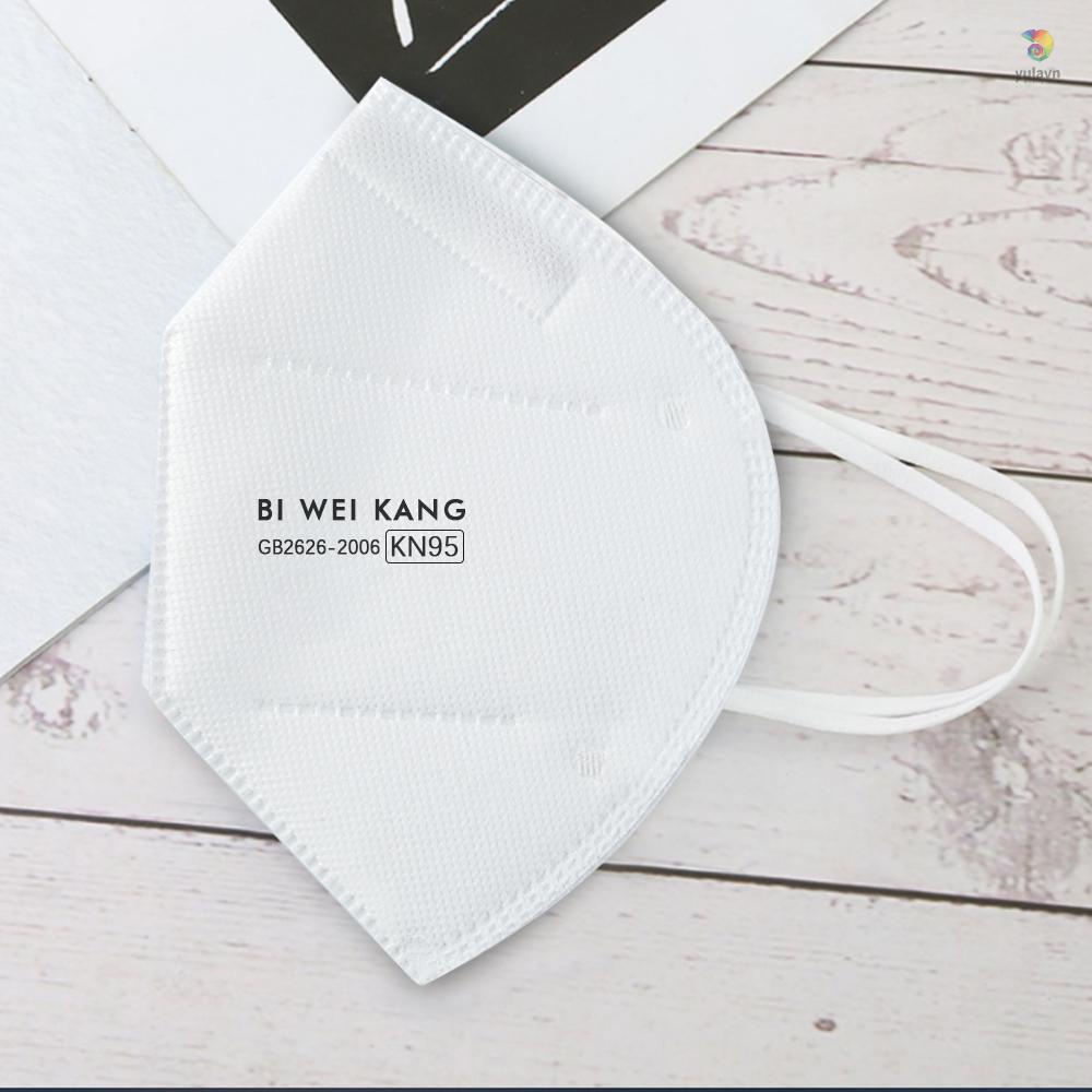 Set 10 Khẩu Trang KN95 Bằng Vải Không Dệt Mềm Mại Thoáng Khí Chống Bụi