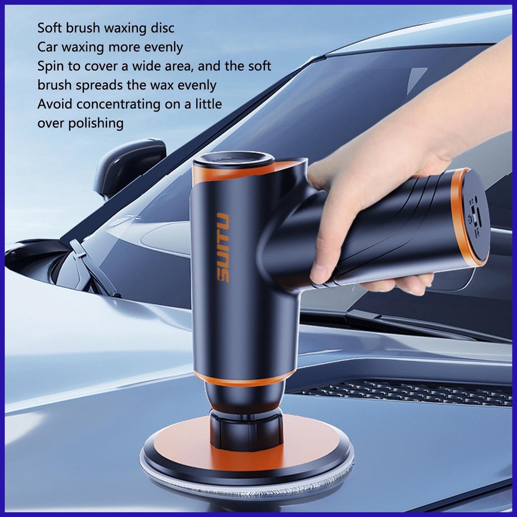 Bộ Máy Đánh Bóng Xe Hơi Mini Với 2 Chế Độ Khác Nhau