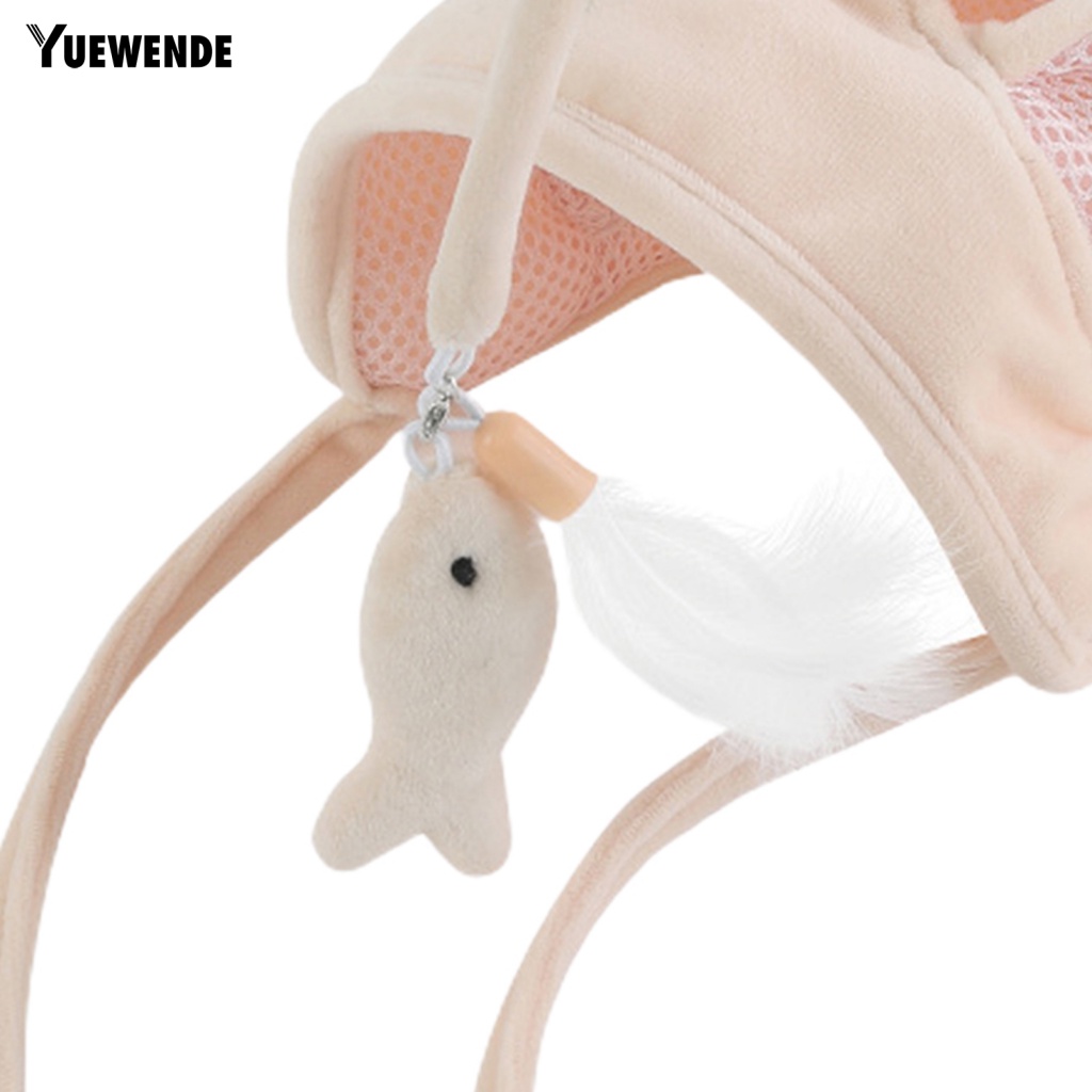 Mũ Lông Vũ Mềm Mại Hình Thỏ Hoạt Hình Dành Cho Mèo Cưng