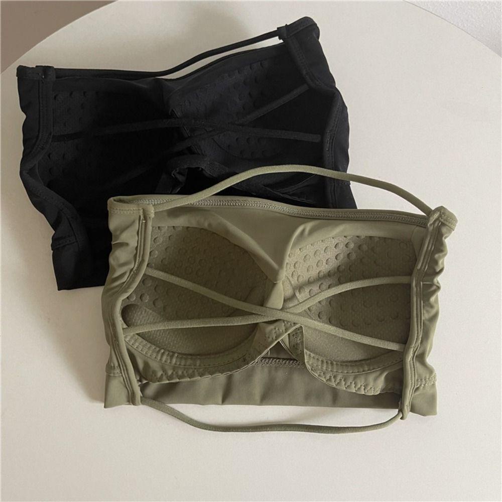 Áo Ngực Dạng Ống Không Đường May Mềm Mại Chống Trượt Màu Trơn WMES15H Dành Cho Nữ