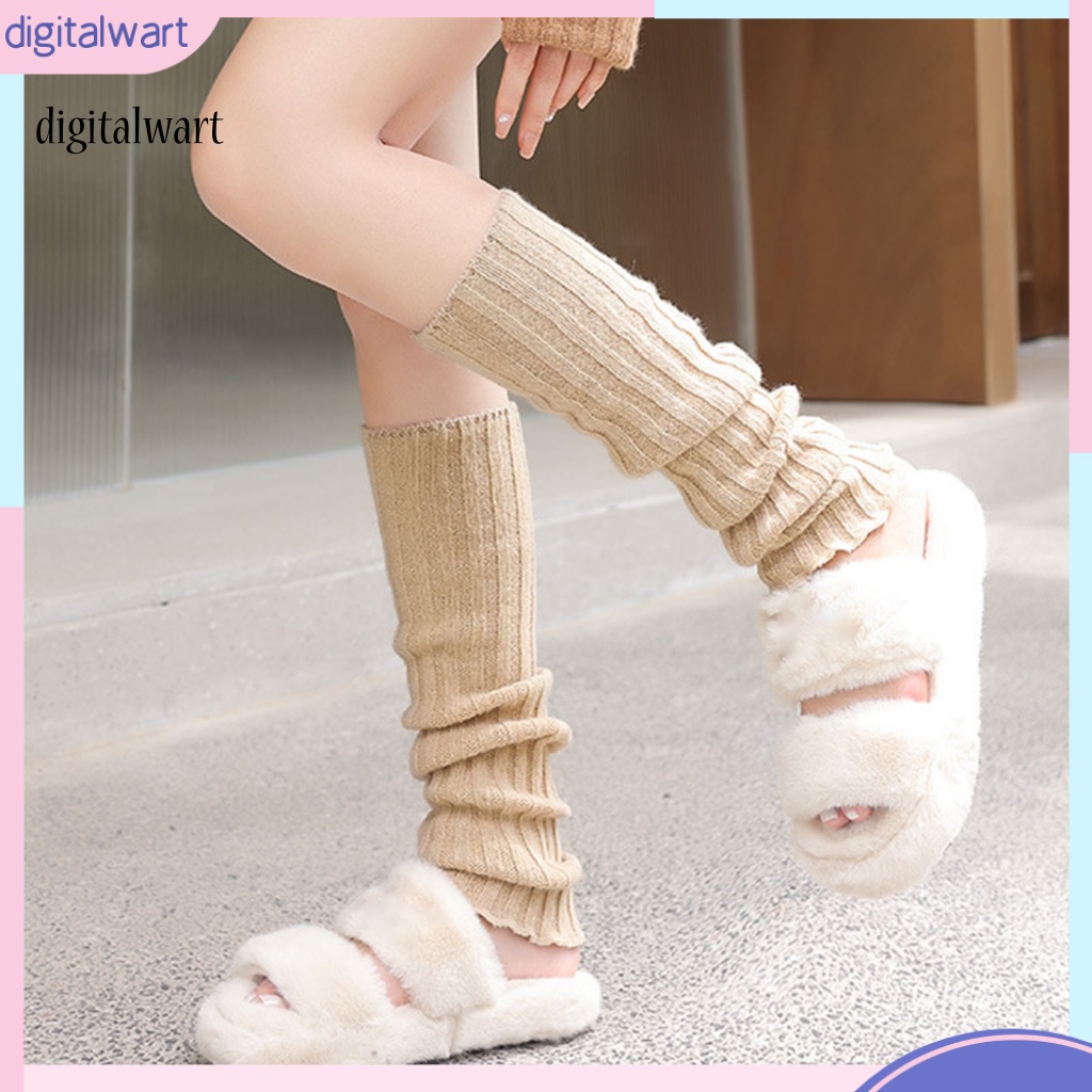 Kỹ Thuật Số| 1 Đôi Tất Cotton Dài Giữ Ấm Siêu Co Giãn Thoải Mái Cho Nữ Mặc Hàng Ngày