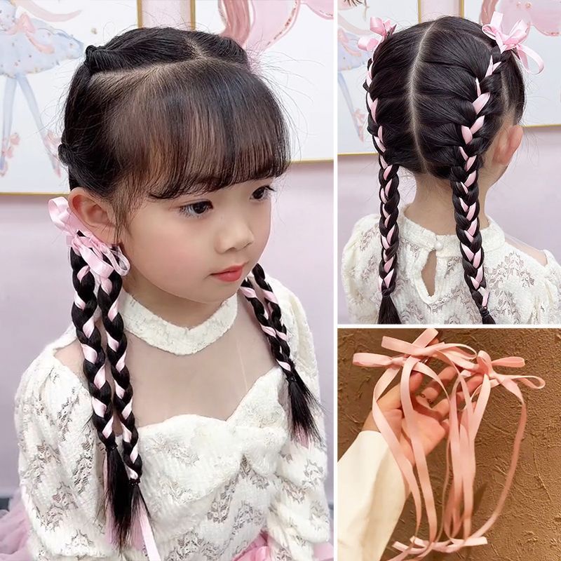 2 Kẹp tóc LEVAO nơ ruy băng dài thời trang cho nữ