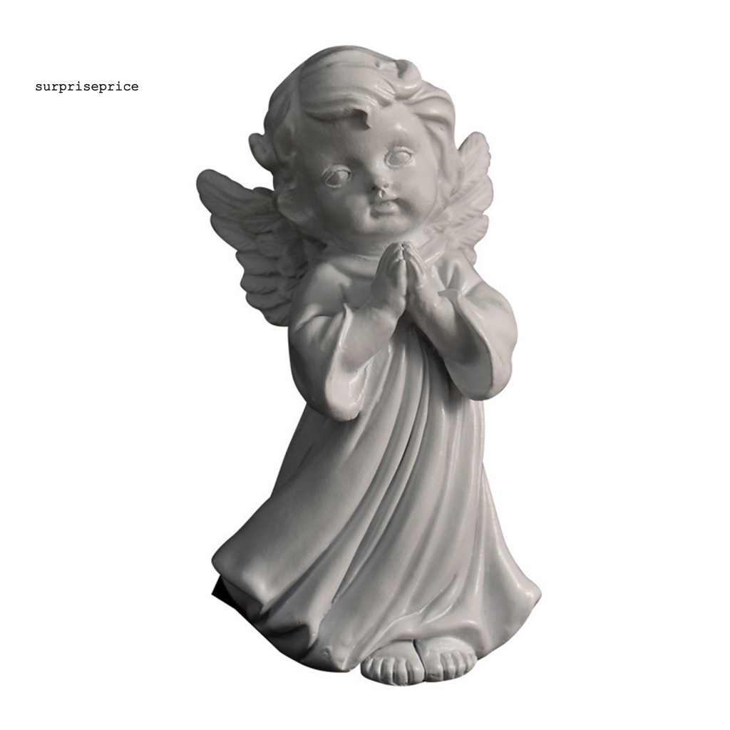 Spa Cherubs Mô Hình Tượng Cô Gái Nhỏ Đang Cầu Nguyện Nhân Tạo Phong Cách Bắc Âu Trang Trí Văn Phòng