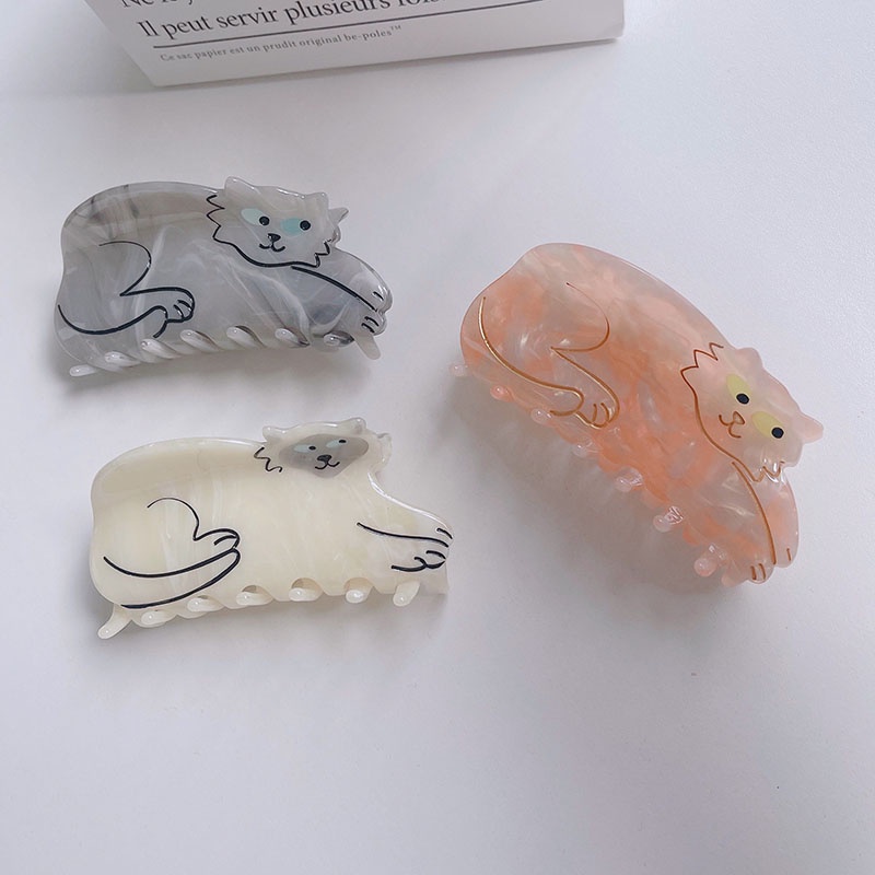 Kẹp Tóc Hình Móng Vuốt Mèo Dễ Thương Cho Nữ