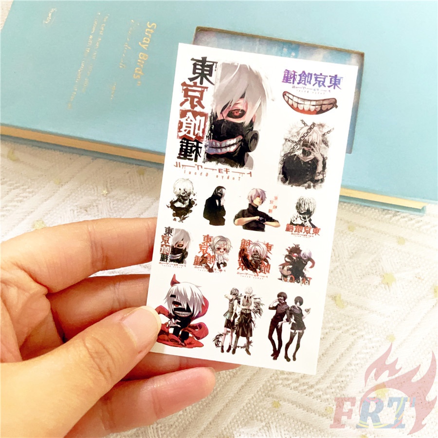 ❣️1 Tấm Hình Xăm Dán Tạm Thời Hình Tokyo Ghoul Series 02❣️ Hình Xăm Dán Chống Thấm Nước Quyến Rũ