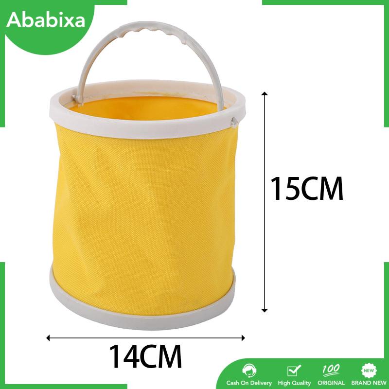 [Ababixa] Xô Canvas Đựng Nước Vẽ Tranh Gấp Gọn Tiết Kiệm Không Gian Dùng Khi Đi Du Lịch Ngoài Trời