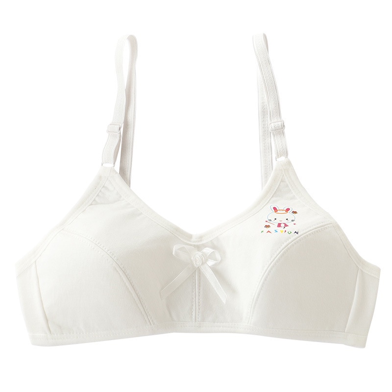 Áo Lót Hai Dây Bằng Cotton Có Thể Điều Chỉnh Cho Bé Gái 10-13 Tuổi