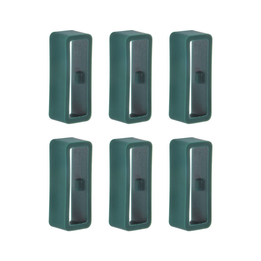 Set 6 Vòng Cao Su Cài Khóa Dây Đồng Hồ 20mm