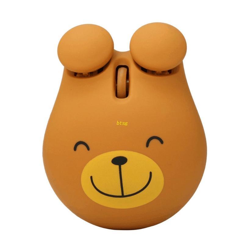 Chuột Chơi Game Có Dây 1000DPI Hình Gấu Nhiều Màu Sắc