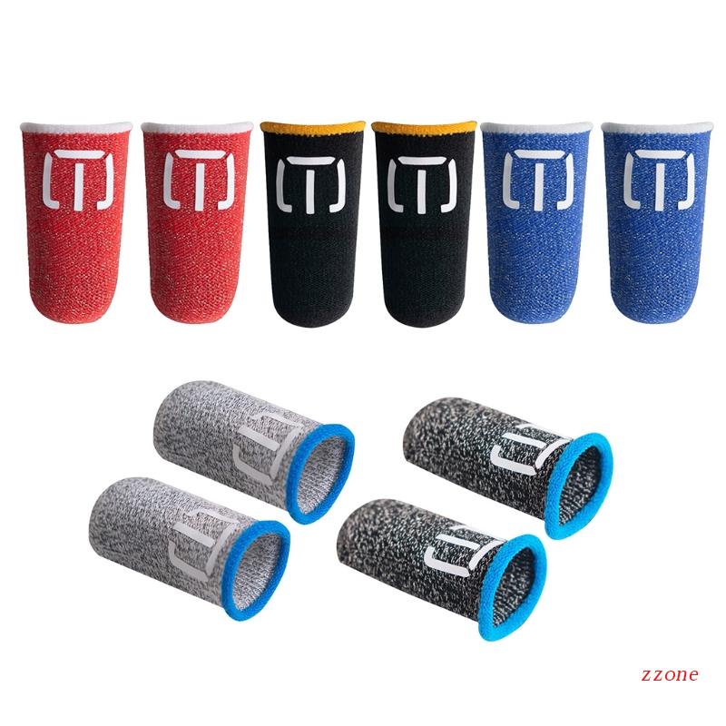 1 Đôi Găng Tay Chống Trượt Chống Mồ Hôi Thoáng Khí Dành Cho Ngón Tay Chơi Game zzz