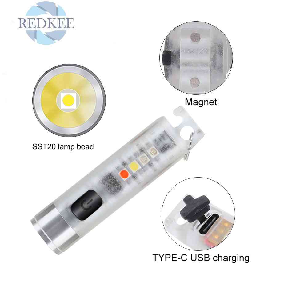 Móc Khóa Đèn Pin Mini Tiện Lợi