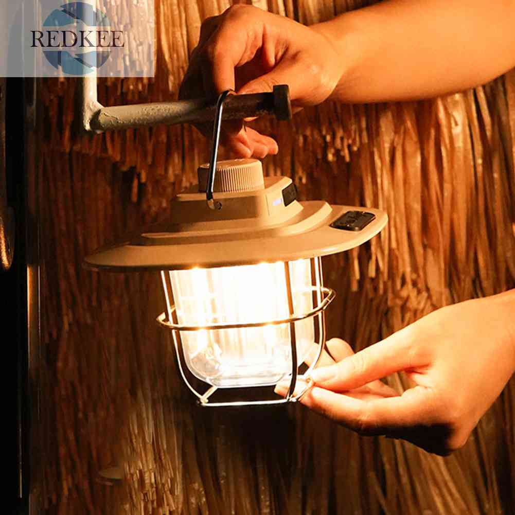 Đèn LED Cắm Trại Có Thể Sạc Lại Tiện Dụng