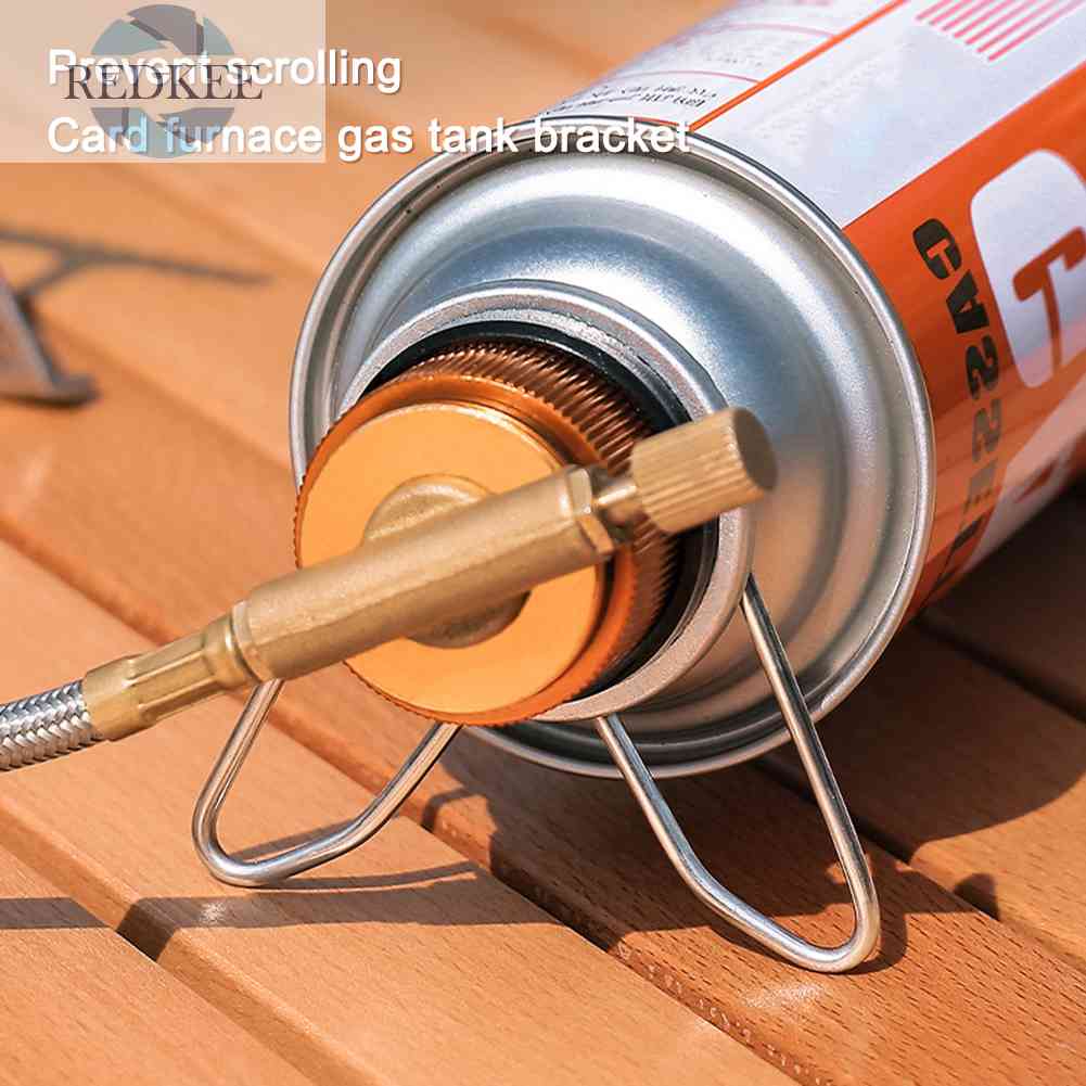 Giá Đỡ Bình Gas Chống Rò Rỉ Bằng Kim Loại Tiện Lợi Dành Cho Hoạt Động Ngoài Trời