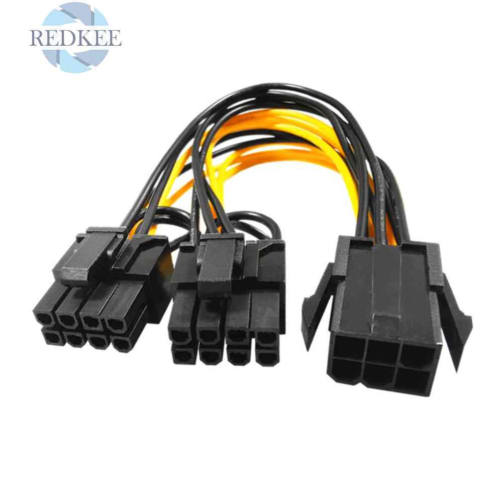 Dây Cáp Nguồn 6Pin Sang 2x8Pin (6 + 2) GPU Cho Card Đồ Họa