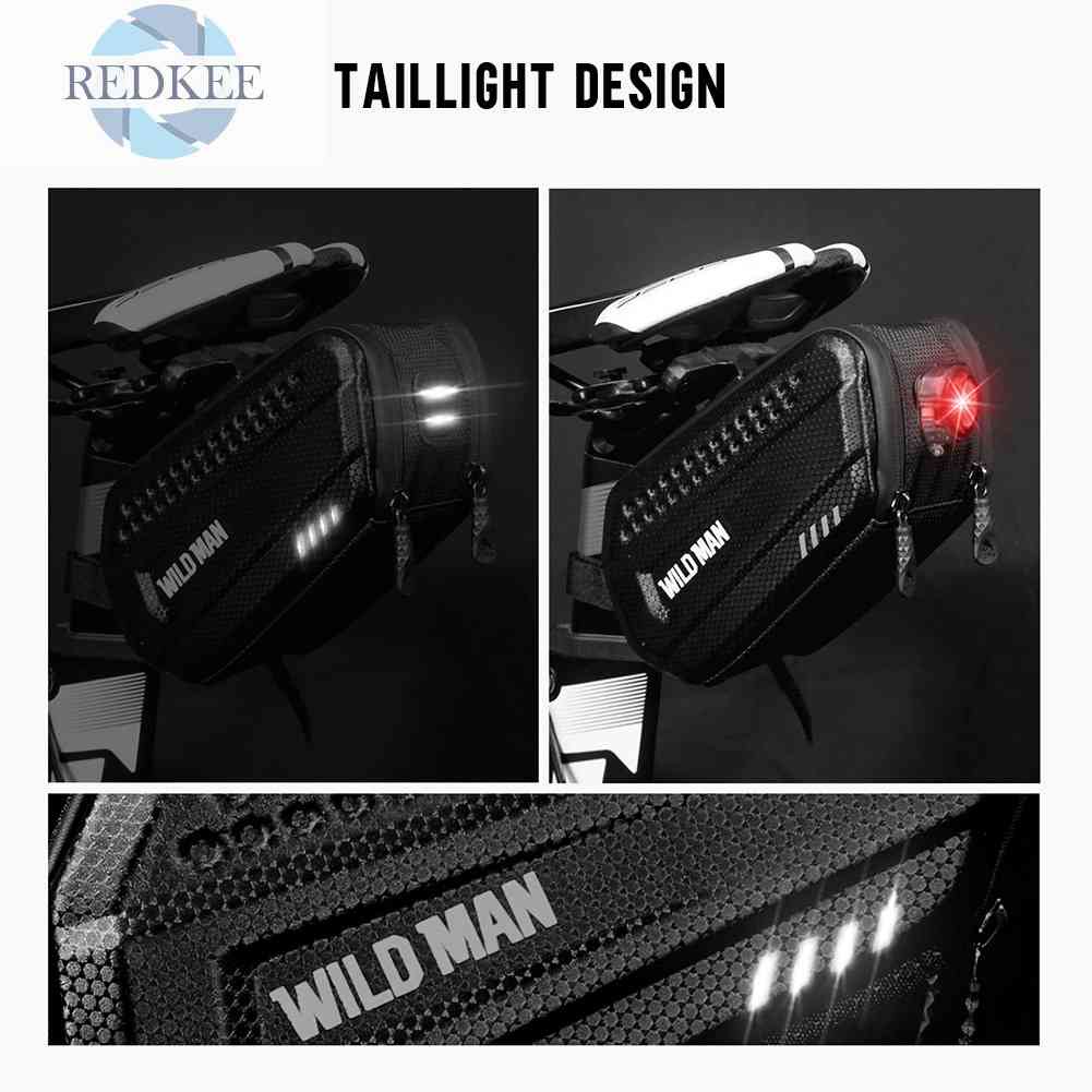 Túi Cứng Phản Quang Gắn Yên Sau Xe Đạp Tiện Dụng