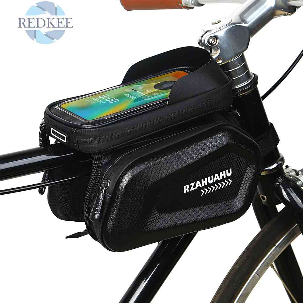 Túi Đựng Điện Thoại RZAHUAHU Màn Hình Cảm Ứng 7 Inch Gắn Ghi Đông Xe Đạp