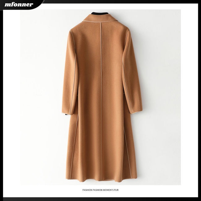 Áo Khoác Nữ Dáng Rộng Màu Trơn Cài Khuy Đơn Giản Thời Trang