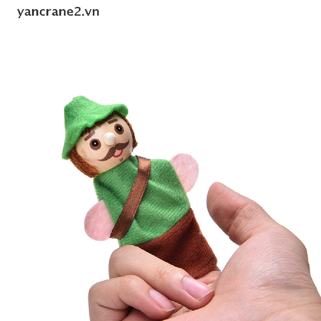 Set 4 Con Rối Ngón Tay Hình Cô Bé Quàng Khăn Đỏ Dành Cho Bé Yêu {yancrane2.vn}