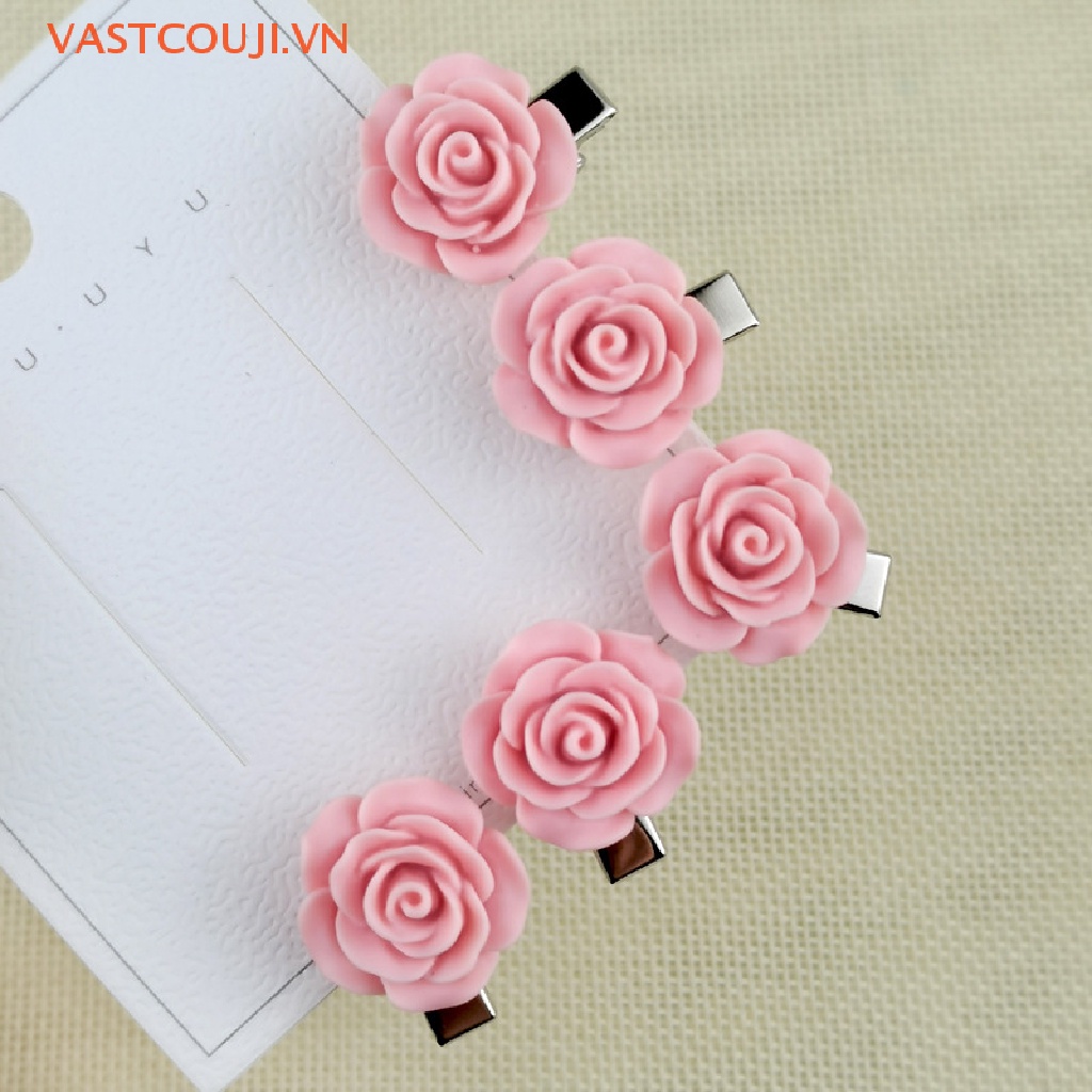 Set 5 Kẹp Tóc Nơ Nhỏ Xinh Xắn Dành Cho Nữ