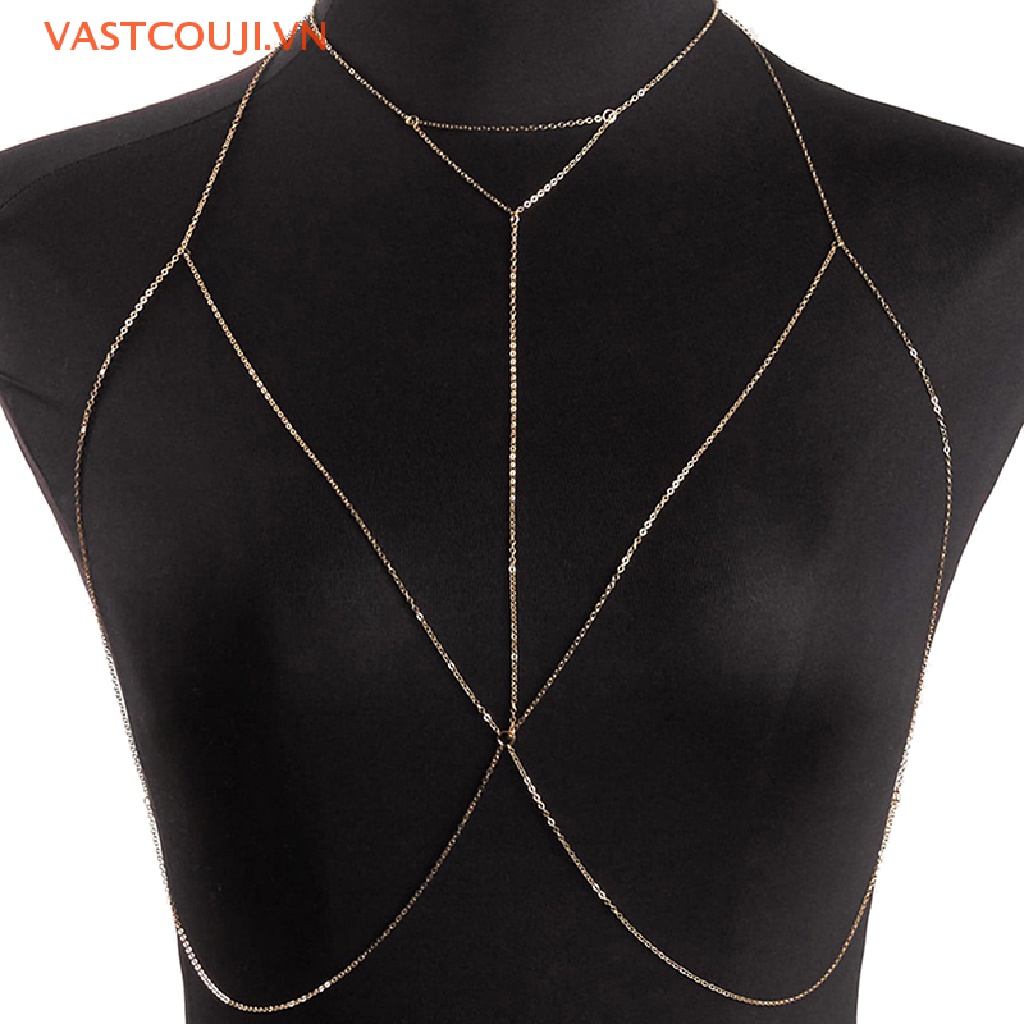 Dây Mắt Xích Đeo Hông Và Ngực Trang Sức Đi Biển Mùa Hè Quyến Rũ Cho Nữ VN