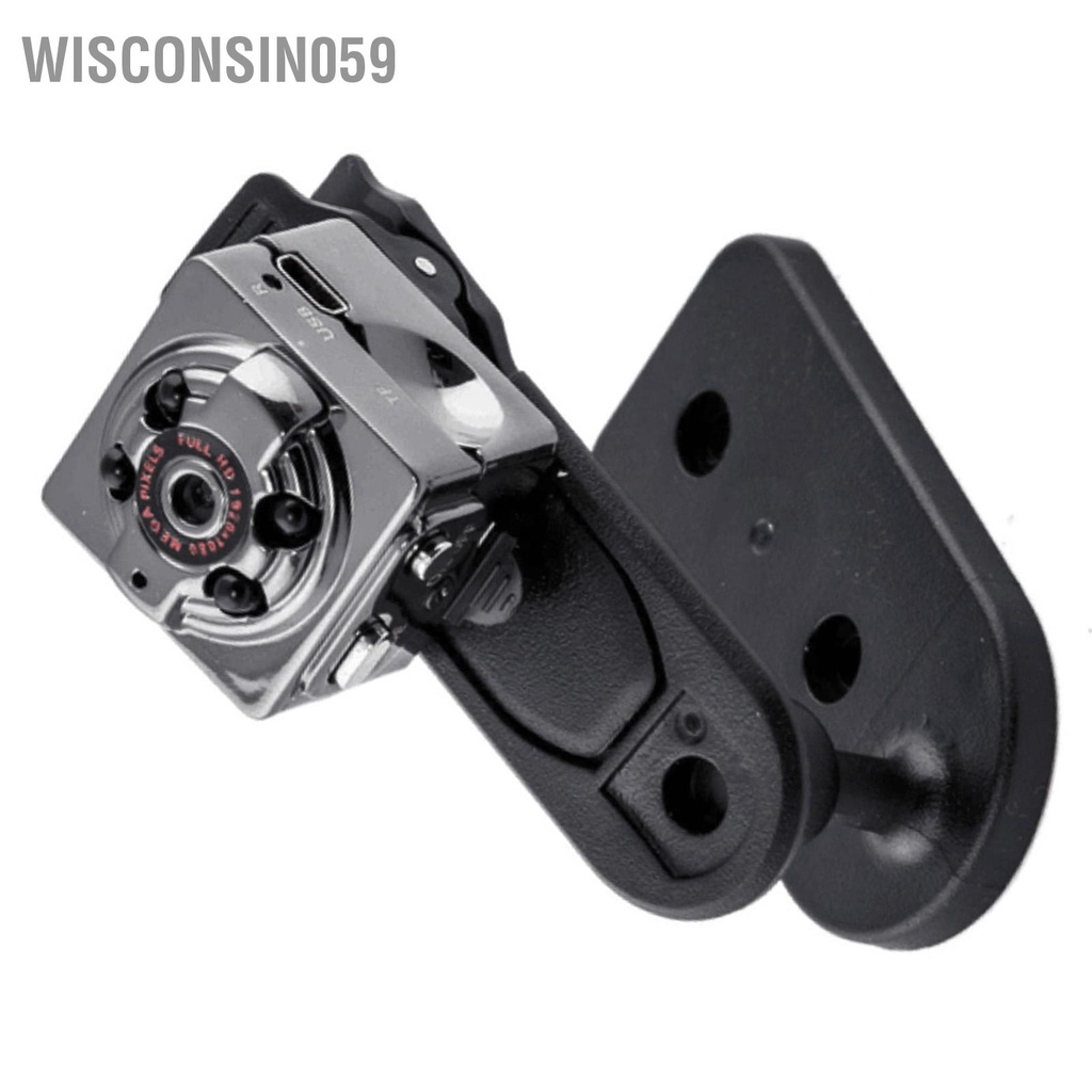 Wisconsin059 Camera Hành Động Mini Tầm Nhìn Ban Đêm Ống Kính Góc Rộng Độ Nét Cao Dash Di Cho Ngoài Trời