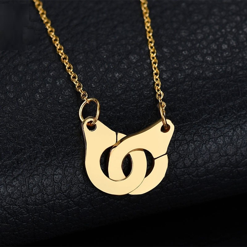 Z Vòng cổ Bằng Thép Titan Không Gỉ Mạ Vàng 24K S925 Phong Cách Hip Hop Cá Tính