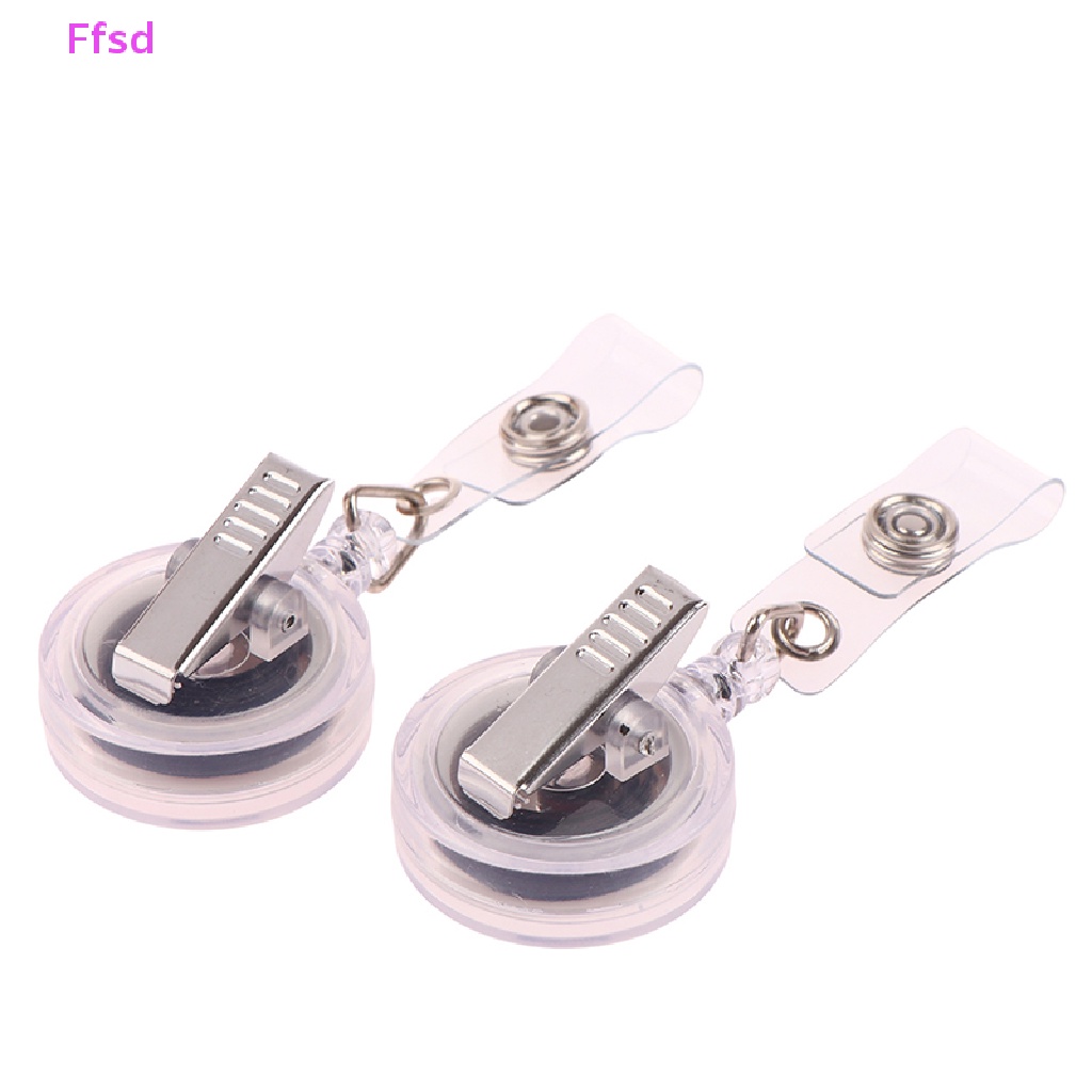 Kẹp ID / Huy Hiệu Y Tá Trong Suốt Xoay 360 Độ Tiện Dụng